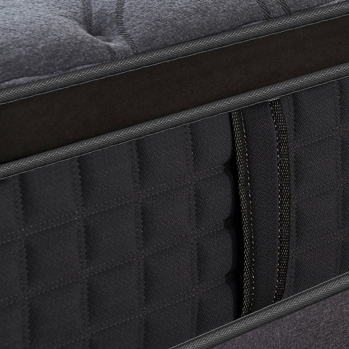 Medium firm Euro top 7 zone pocket spring mattress, 33cm single