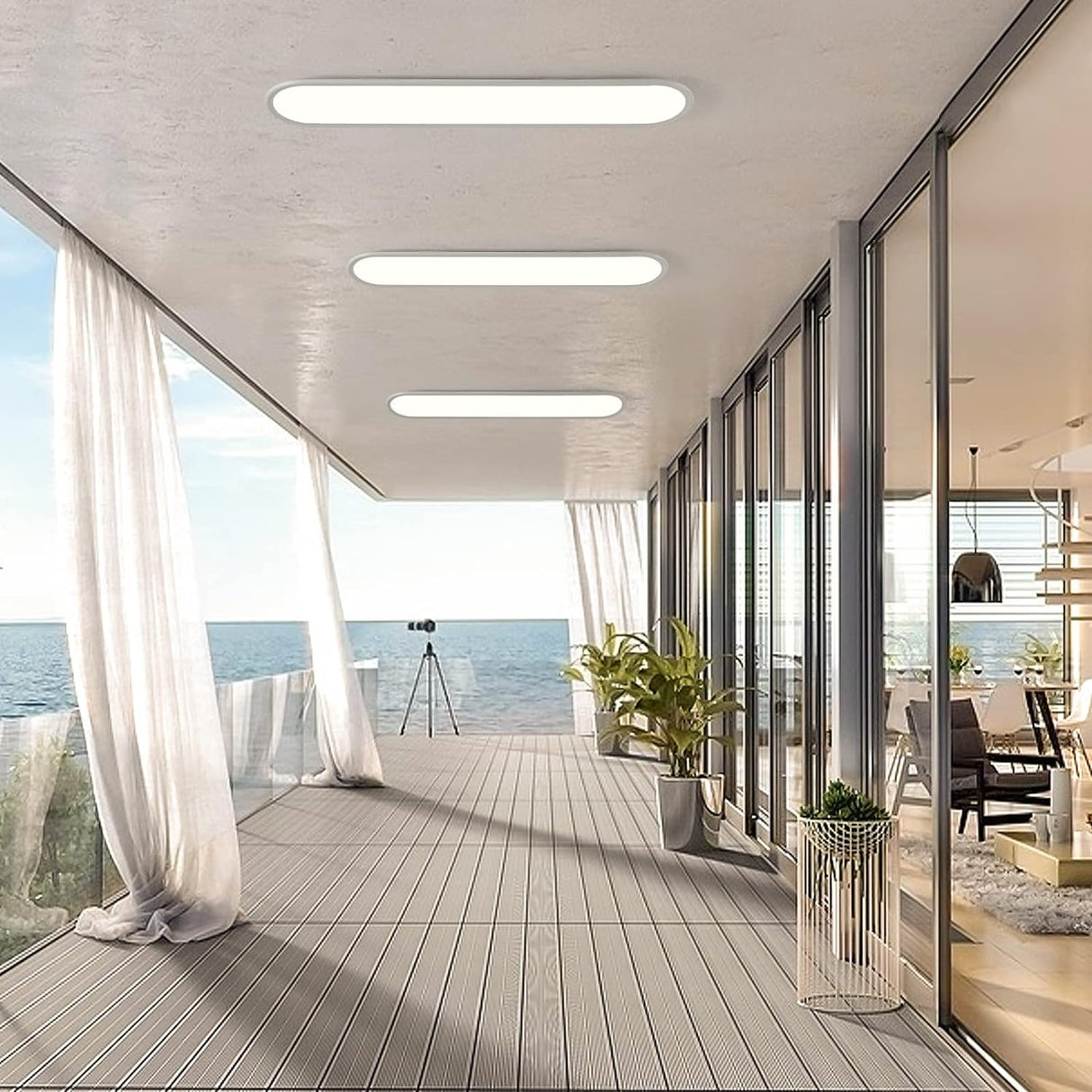 Dimmable LED Ceiling Light 48W White