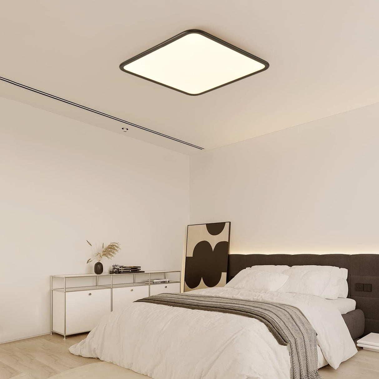 Dimmable LED Ceiling Light 40W Square Anti Blue Light
