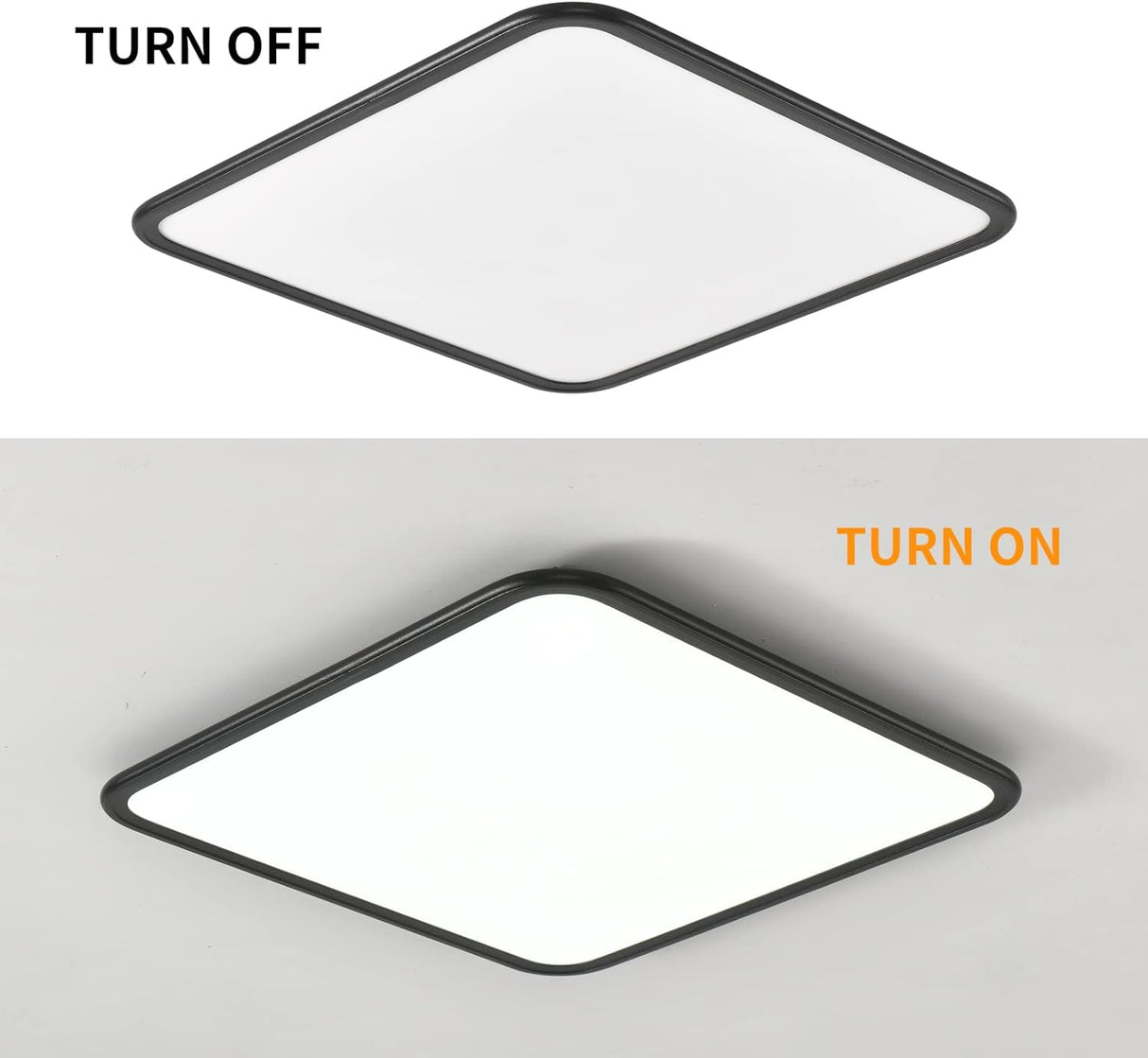Dimmable LED Ceiling Light 40W Square Anti Blue Light