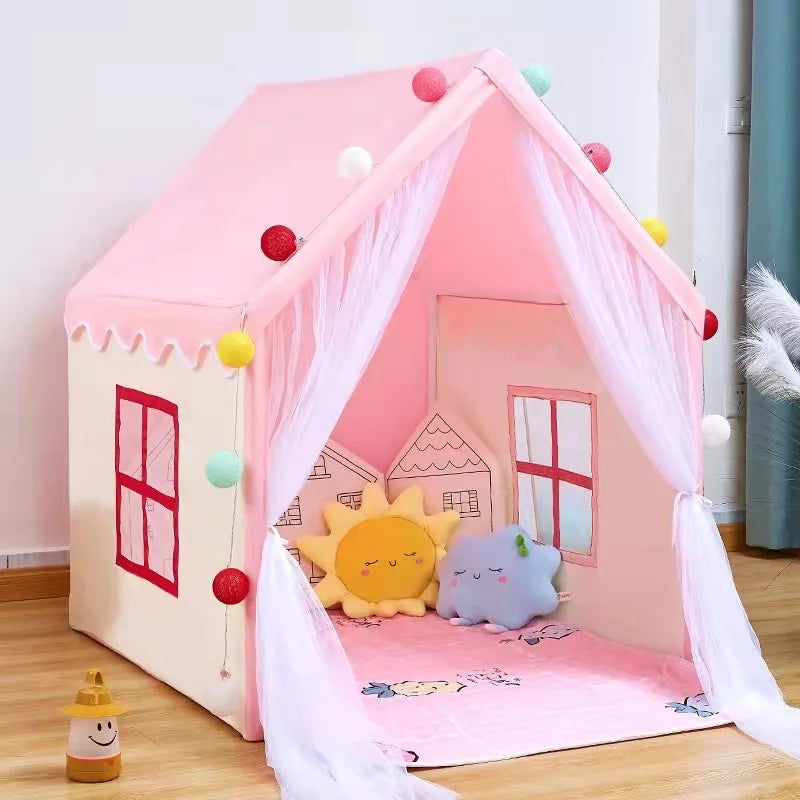 Emily Kids Play Tent, Indoor and Outdoor, Pink