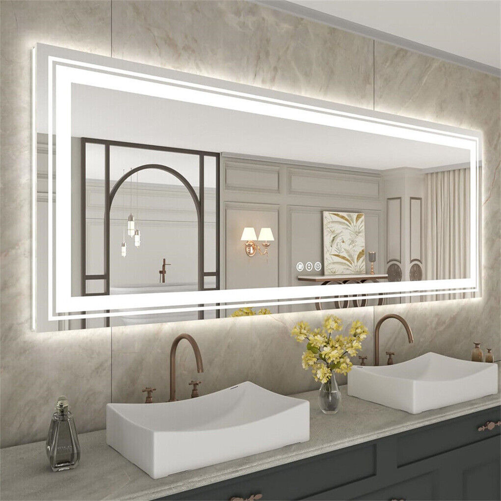 LED Bathroom Mirror 1830x900mm Anti-fog Shatterproof