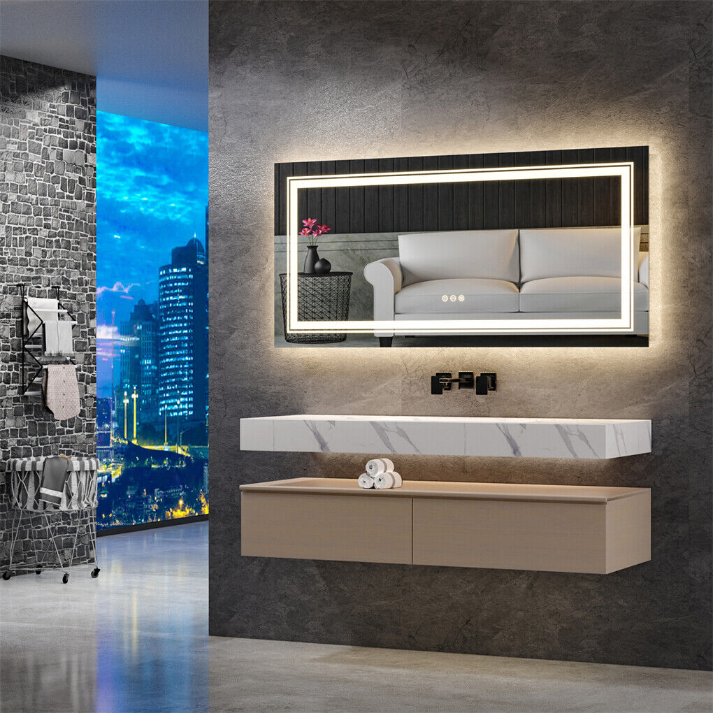 LED Bathroom Mirror 1830x900mm Anti-fog Shatterproof