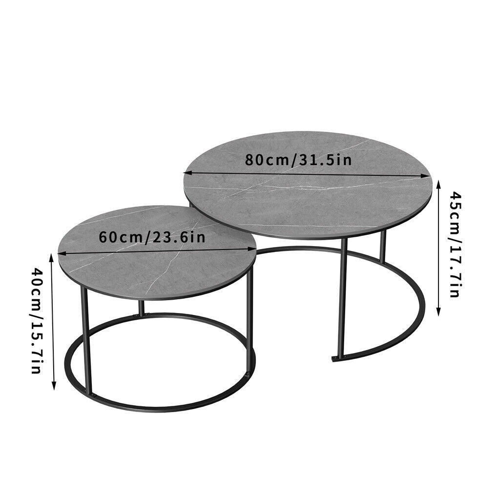 St Andrews Nesting Coffee Table 2pcs, Grey