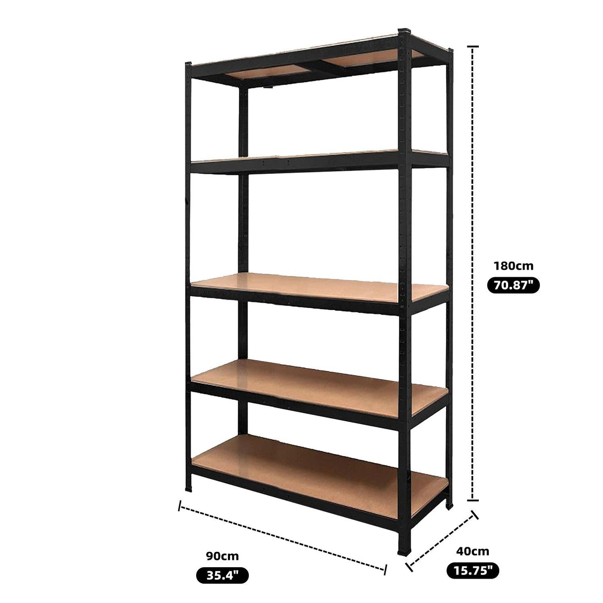 Heavy Duty Boltless Steel Shelving Rack adjustable shelves