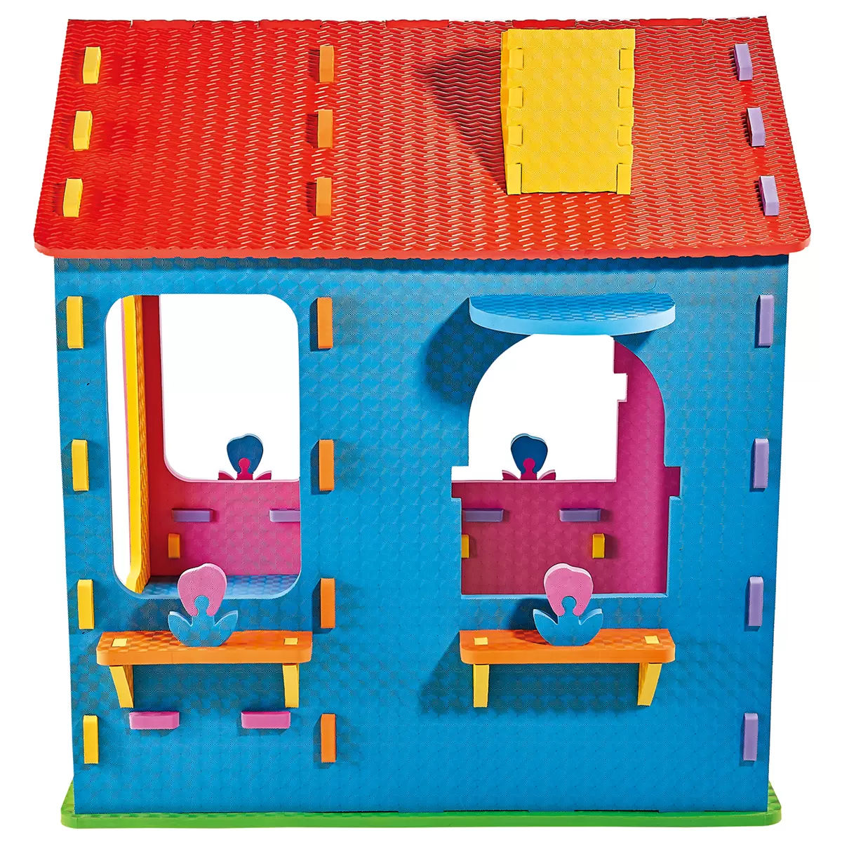 EVA foam playhouse in bright colours