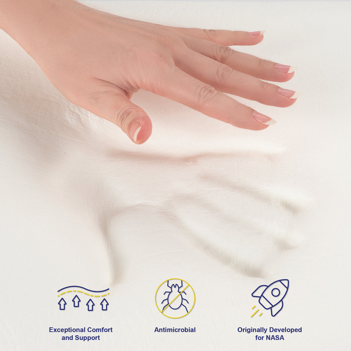 Excellence 7 zone pocket spring memory foam mattress, medium firm, 34cm Double