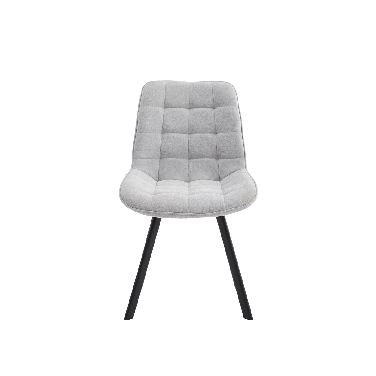 Neo Softy Fabric Dining Chairs — Set of 4, Grey or Dark Grey — Allure Home Collections