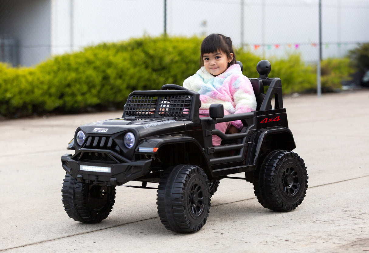 Harewood Kids Ride On Car, 12V Electric, Black