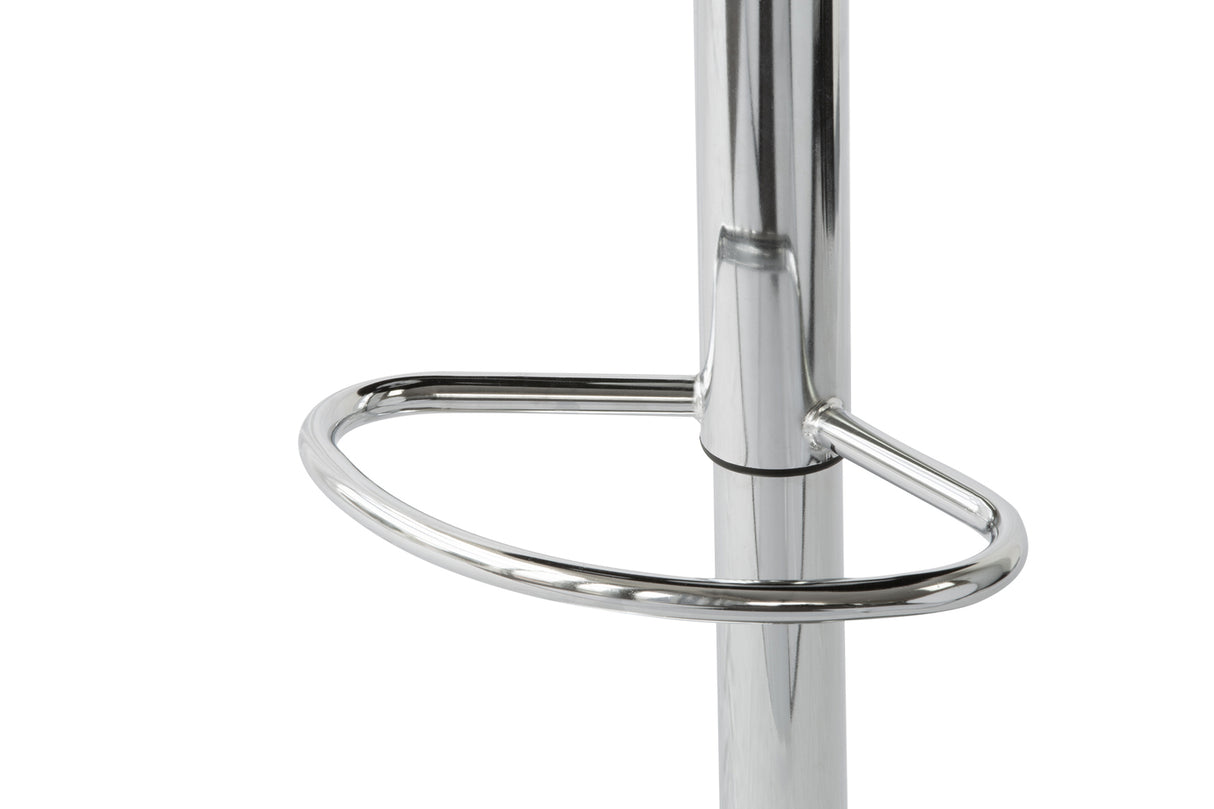 Elegant Leather Barstools with Swivel Seat