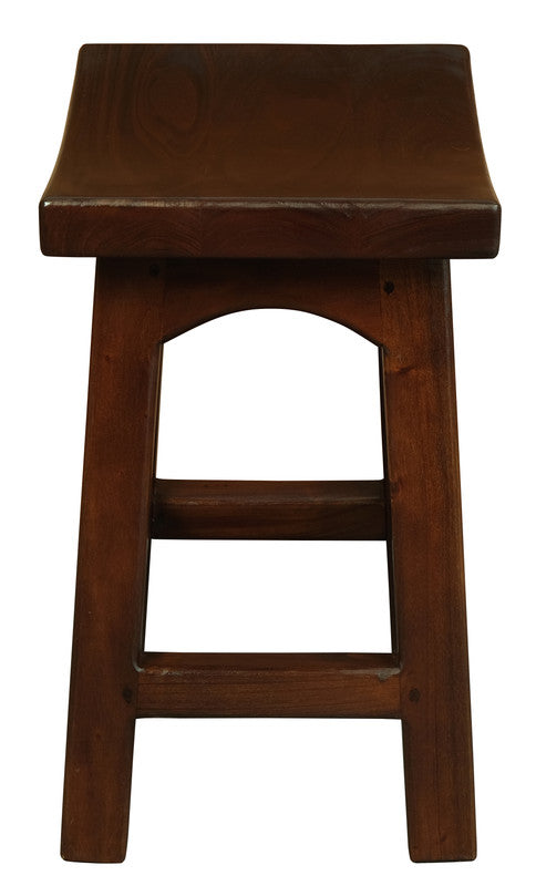 Tokyo Solid Mahogany Timber Footstool