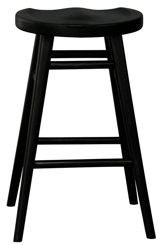 Almurta Timber Counter Stool, Black