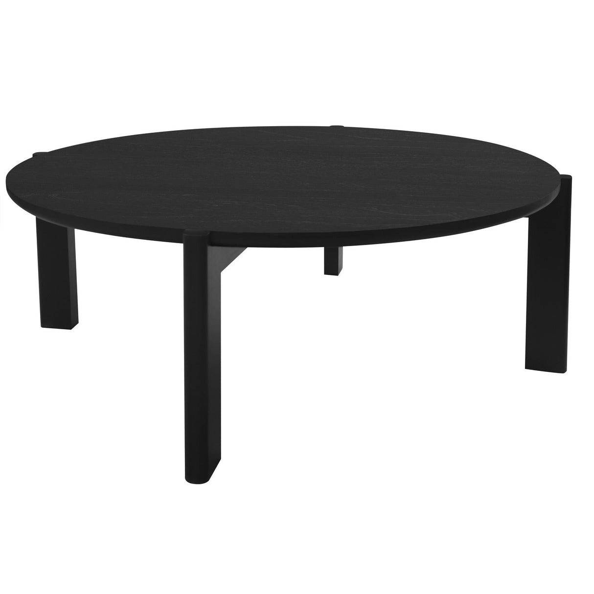 Smiths Gully Round Coffee Table, Black