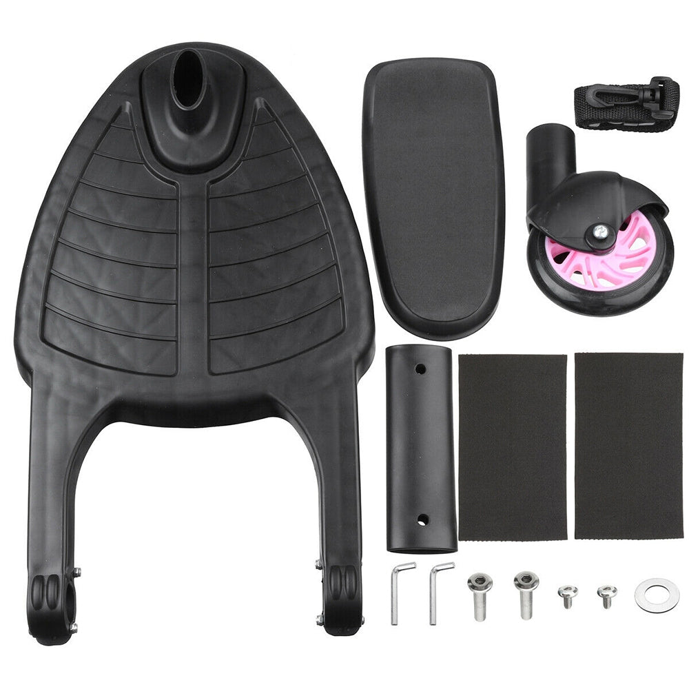 Stroller Standing Board with Rotating Wheel, Pink