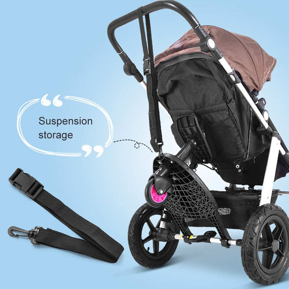 Stroller Standing Board with Rotating Wheel, Pink