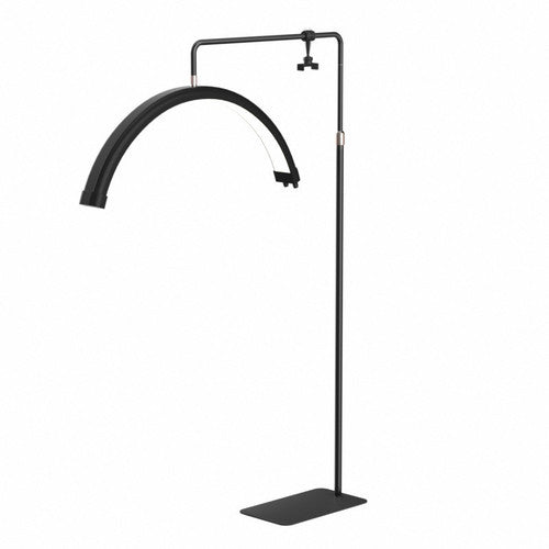 Half Moon LED Floor Fill Light Black with Phone Holder and Remote