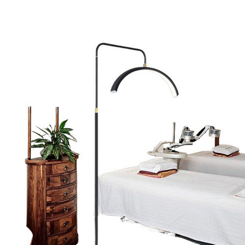 Half Moon LED Floor Fill Light Black with Phone Holder and Remote