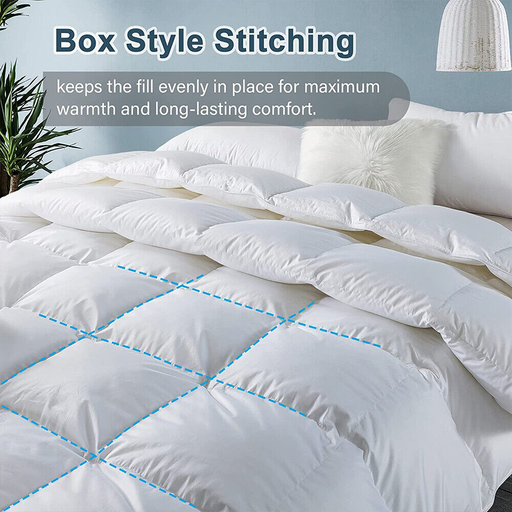Goose Feather Down Quilt 500 GSM King Size