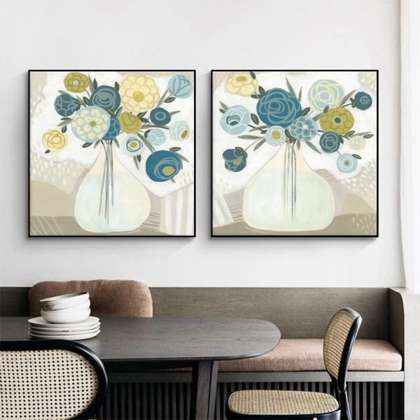 Bouquet — Framed Canvas Print for Living Room and Bedroom — Allure Home Collections