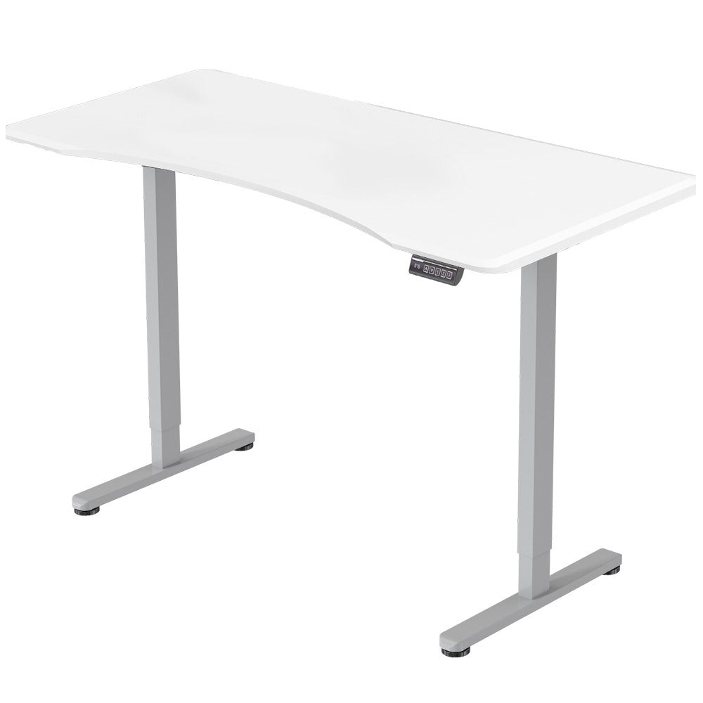 FORTIA Electric Sit-Stand Desk 150 x 68cm White or White Oak — Allure Home Collections