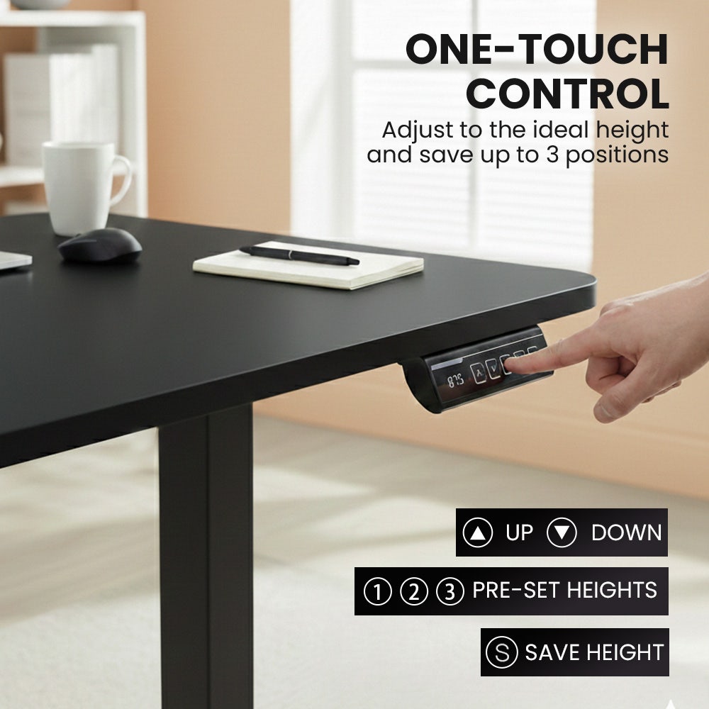 Farrer Corner Desk, Black 160cm