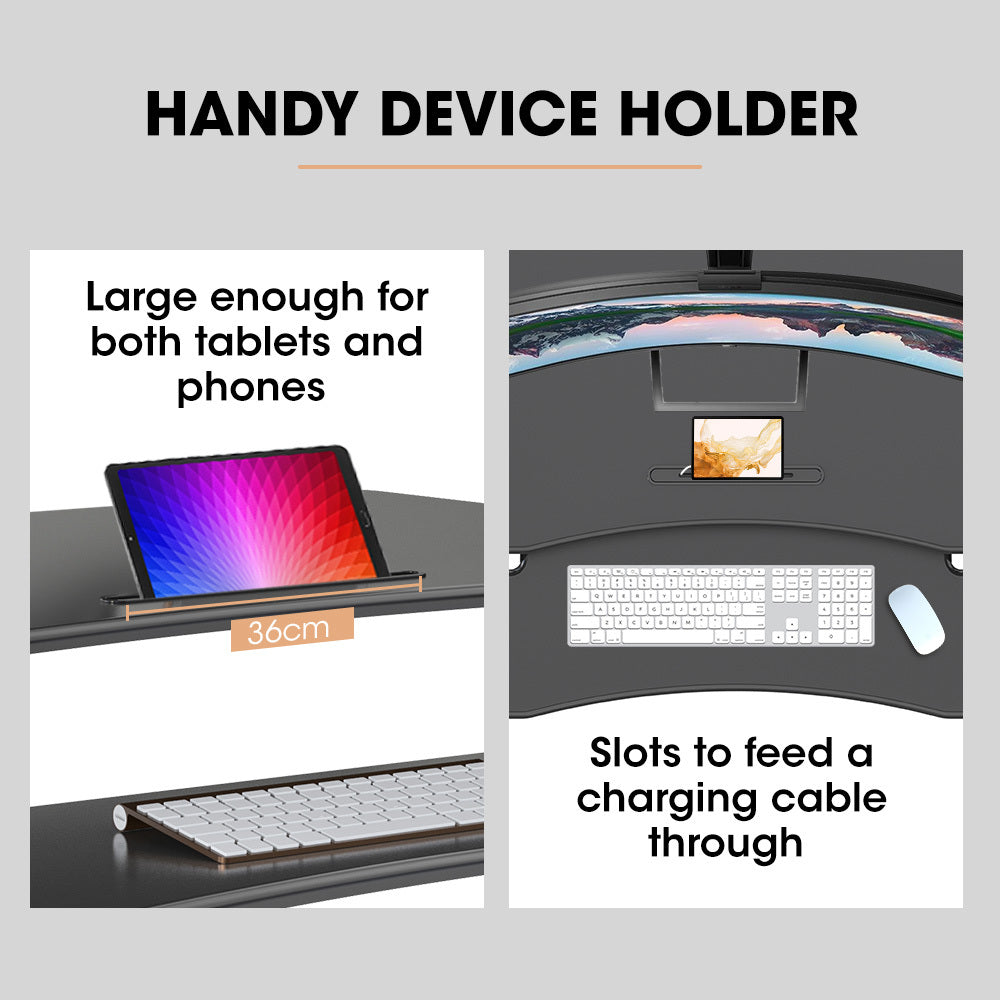 FORTIA 90cm Adjustable Sit-Stand Desk Riser
