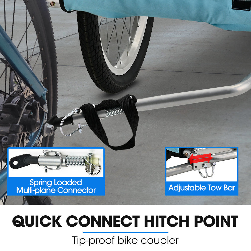 Waregem Pet and Cargo Bike Trailer, 40kg, Blue