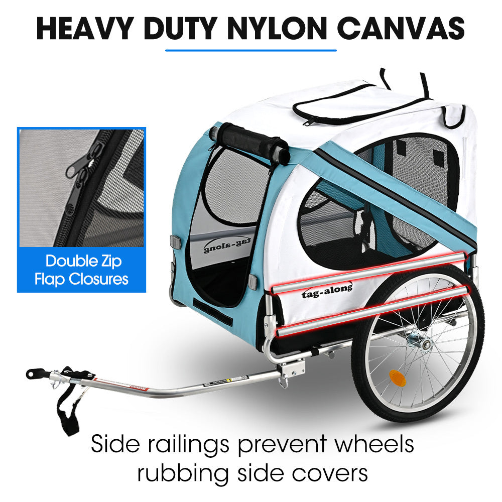 Waregem Pet and Cargo Bike Trailer, 40kg, Blue
