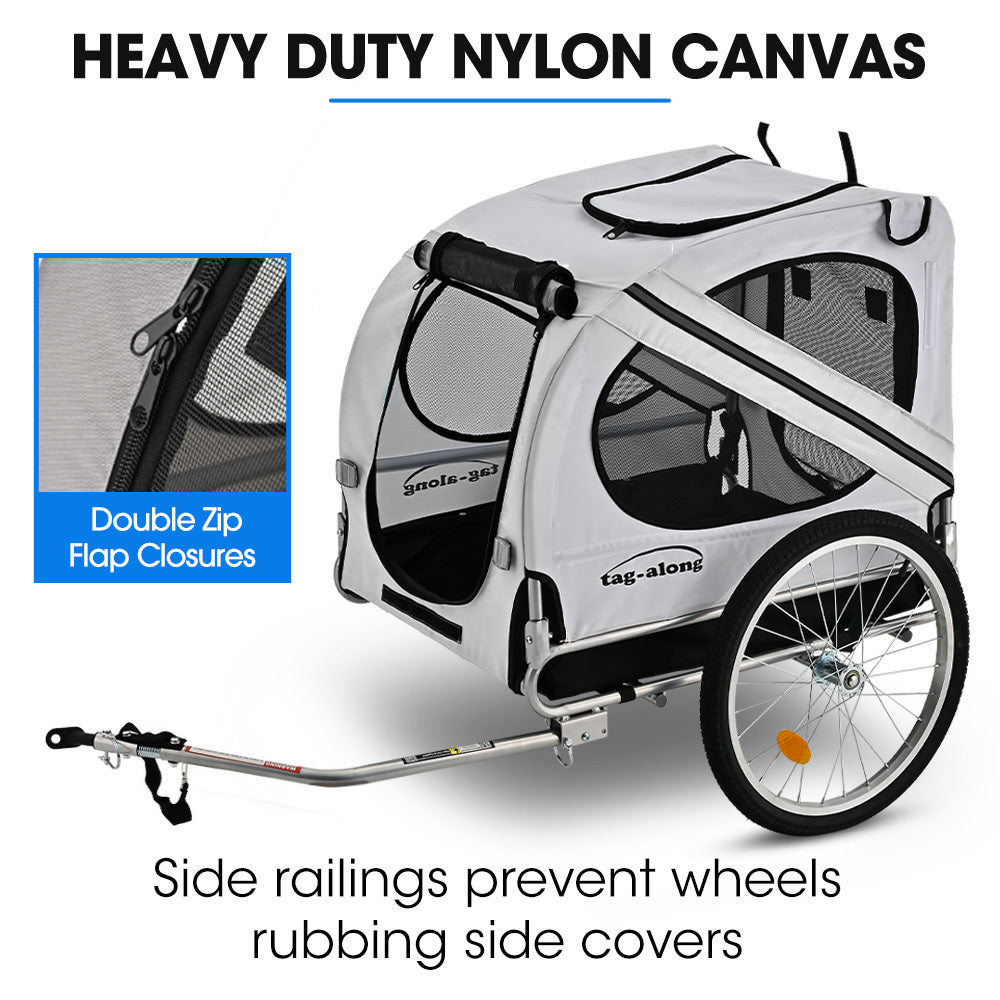 Waregem Pet and Cargo Bike Trailer, 40kg, Grey