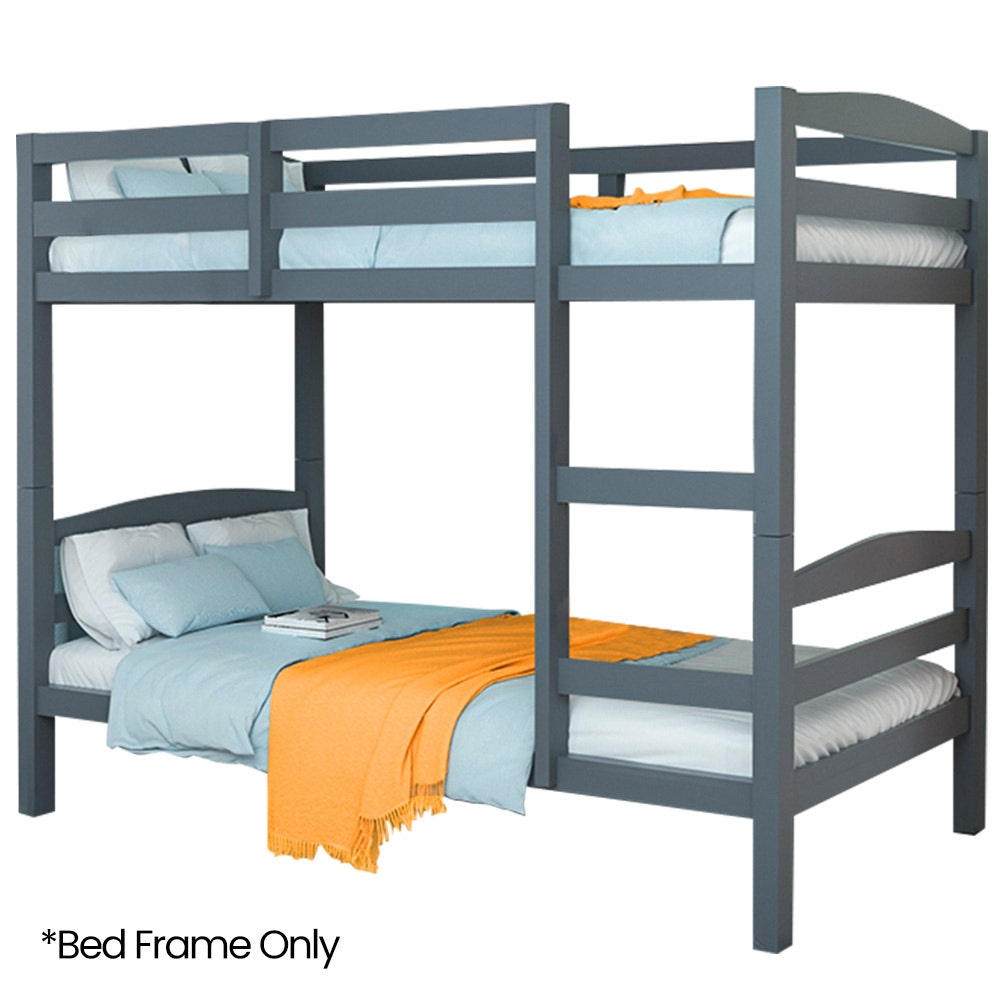 Cascia Grey Single bed frame in a modern bedroom