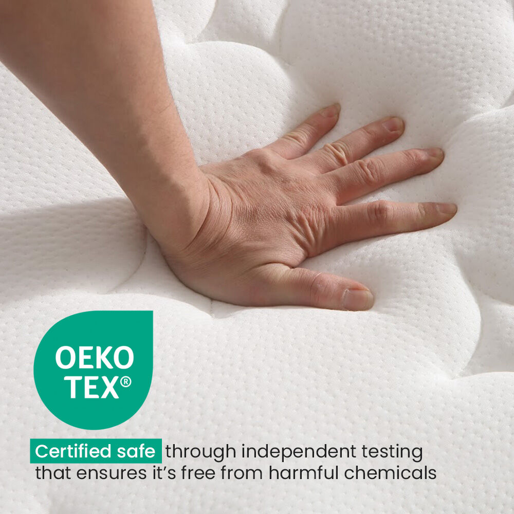 Kingston Slumber RelaxMax 31cm Euro Top 5-Zone Pocket Spring Mattress — OEKO-TEX Knitted — Allure Home Collections