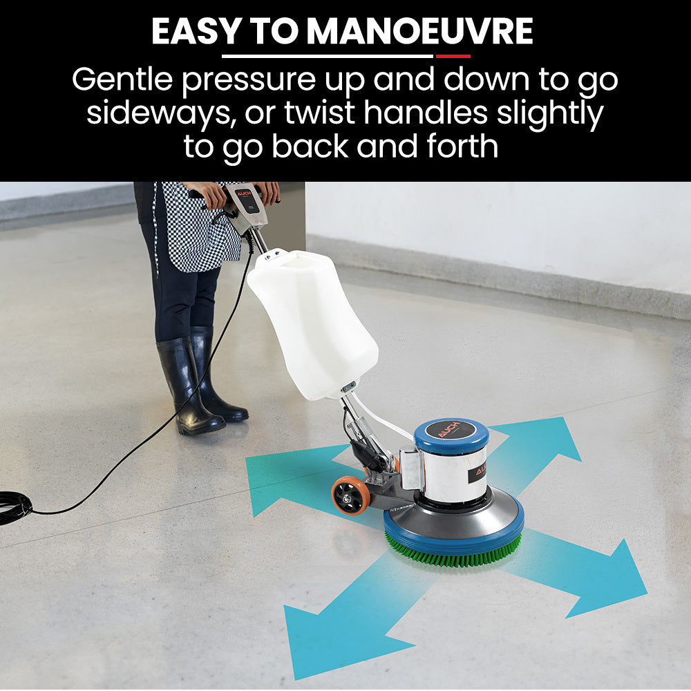 Commercial 17 inch orbital floor scrubber and polisher, view 5