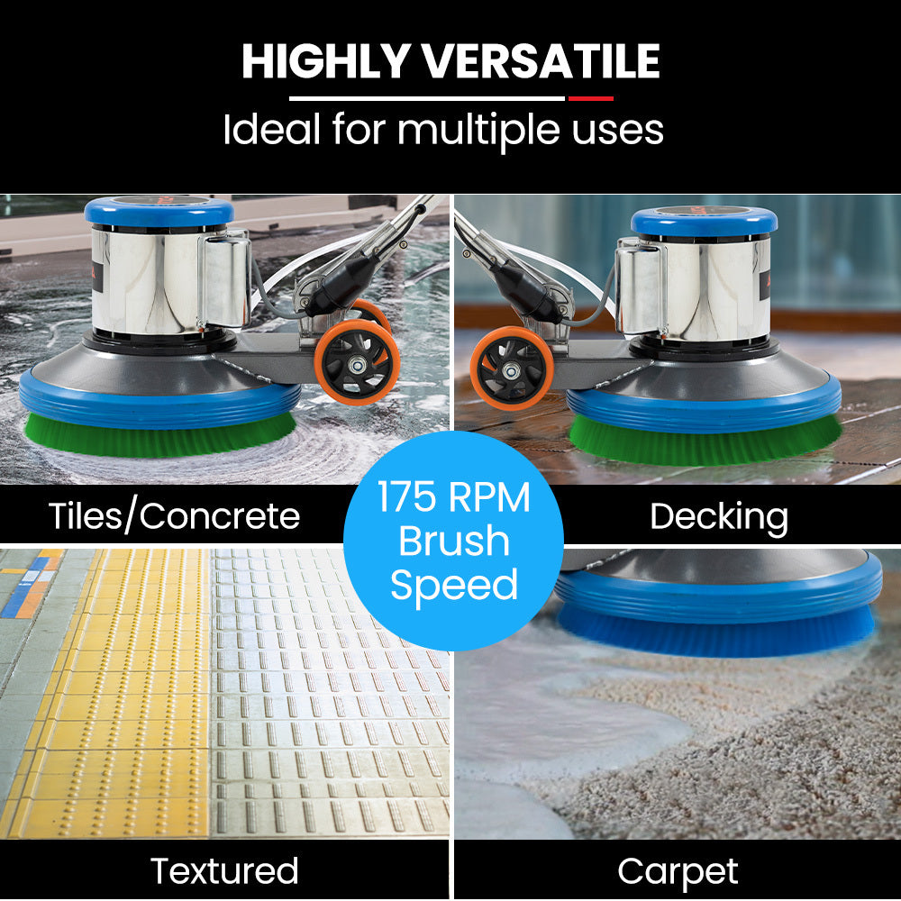 Commercial 17 inch orbital floor scrubber and polisher, view 6