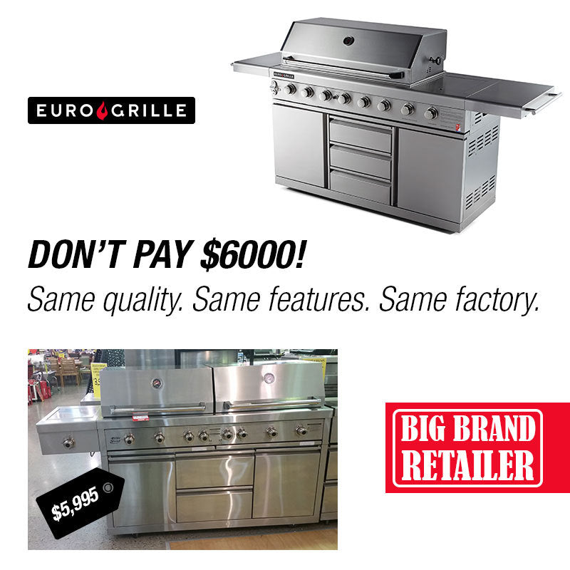 Augusta 8 Burner Gas BBQ, view 3