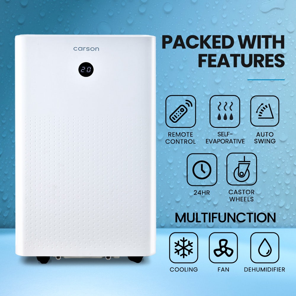 Molveno Portable Air Conditioner, 3.5kW, with Dehumidifier