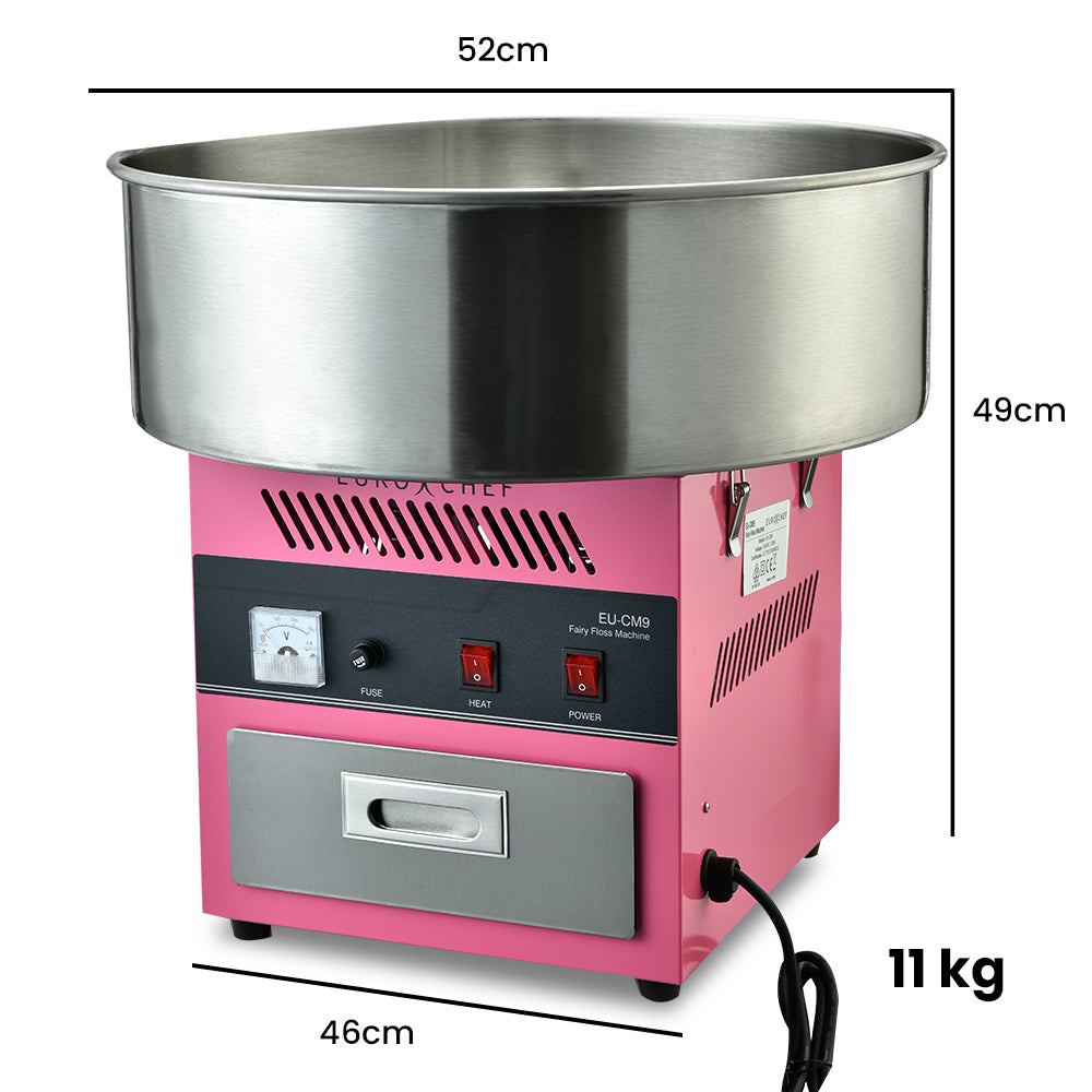 Control switches on the commercial fairy floss machine