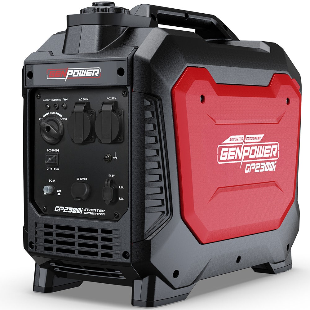 Portable Inverter Generator, 2.3kW Peak 1.8kW Petrol