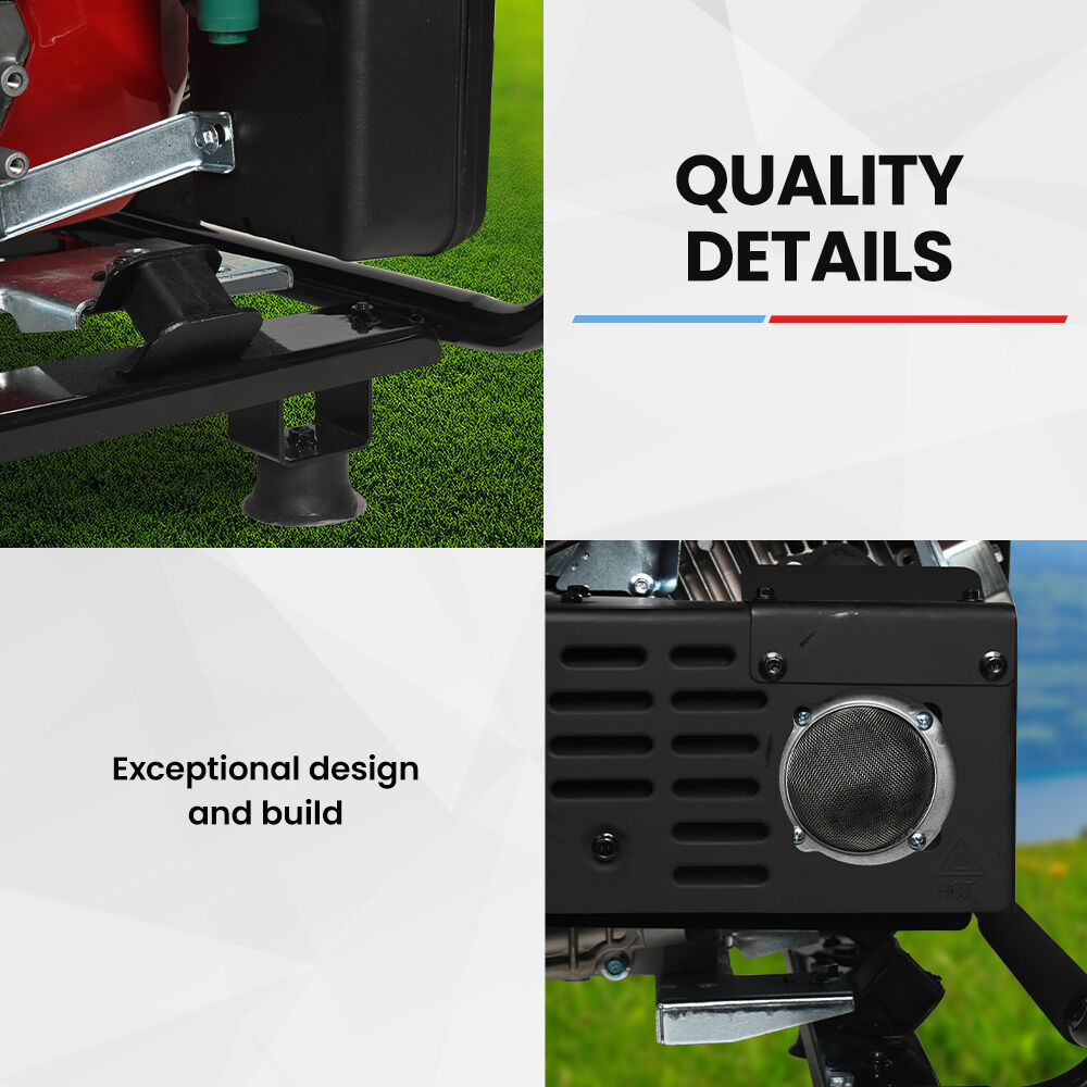 Portable Open Frame Inverter Generator, 8.5kW Peak 7.2kW Push Button Start 20L Tank