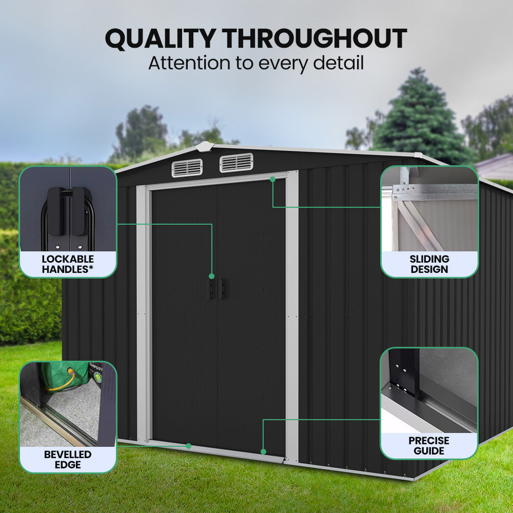 Steel garden shed floor frame base