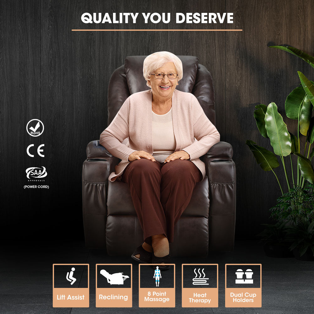 FORTIA Electric Massage Lift Recliner Chair