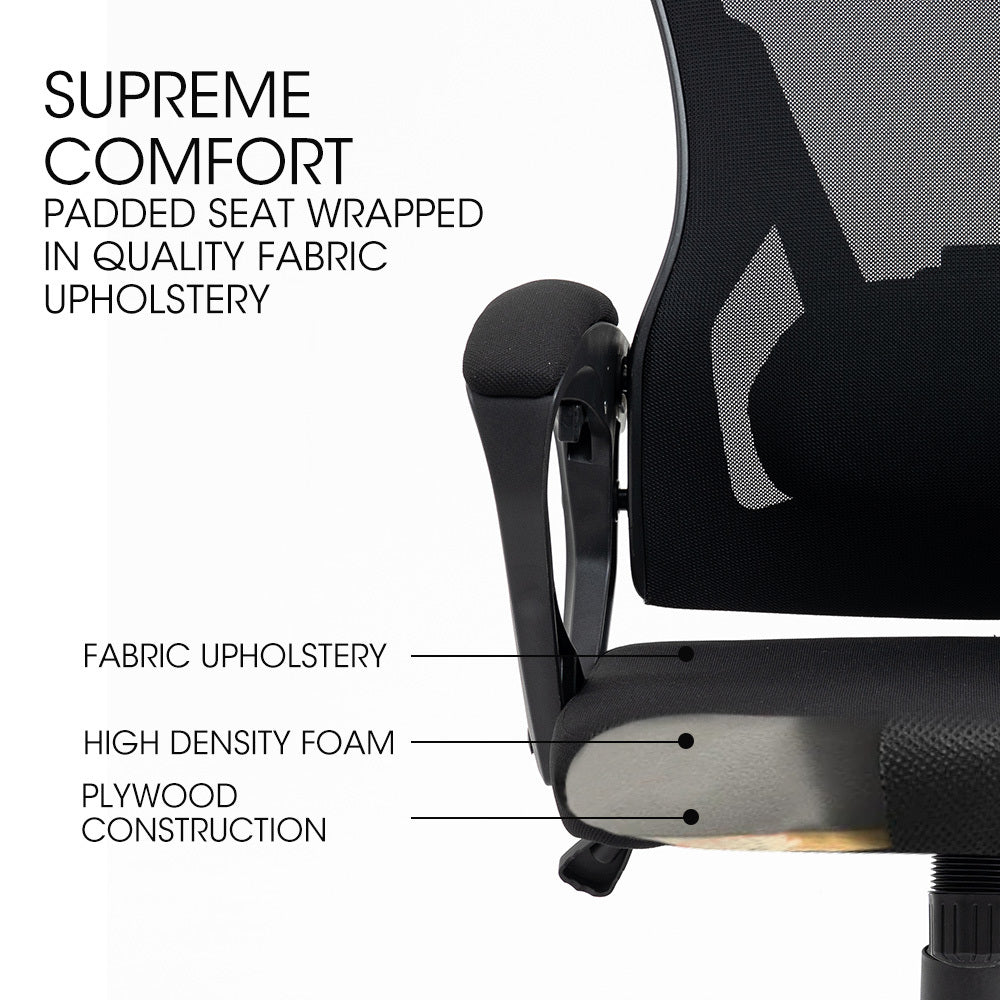 Dampier black mesh ergonomic office chair
