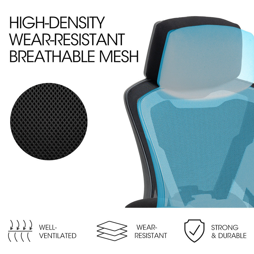 Dampier black mesh ergonomic office chair