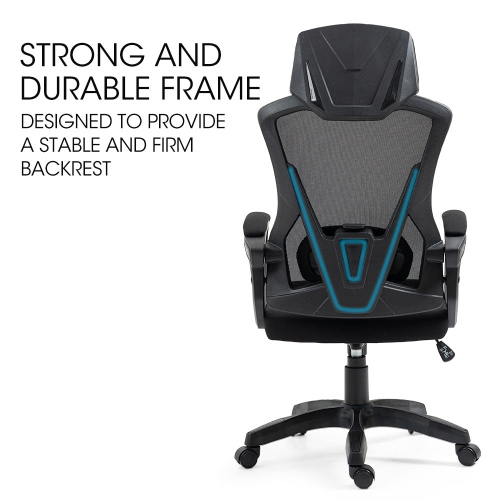 Dampier black mesh ergonomic office chair