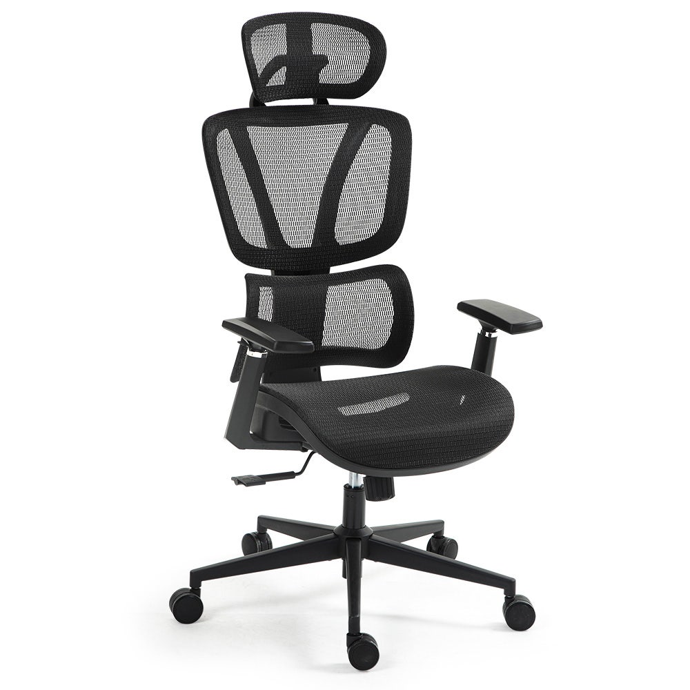 Karratha black mesh ergonomic office chair