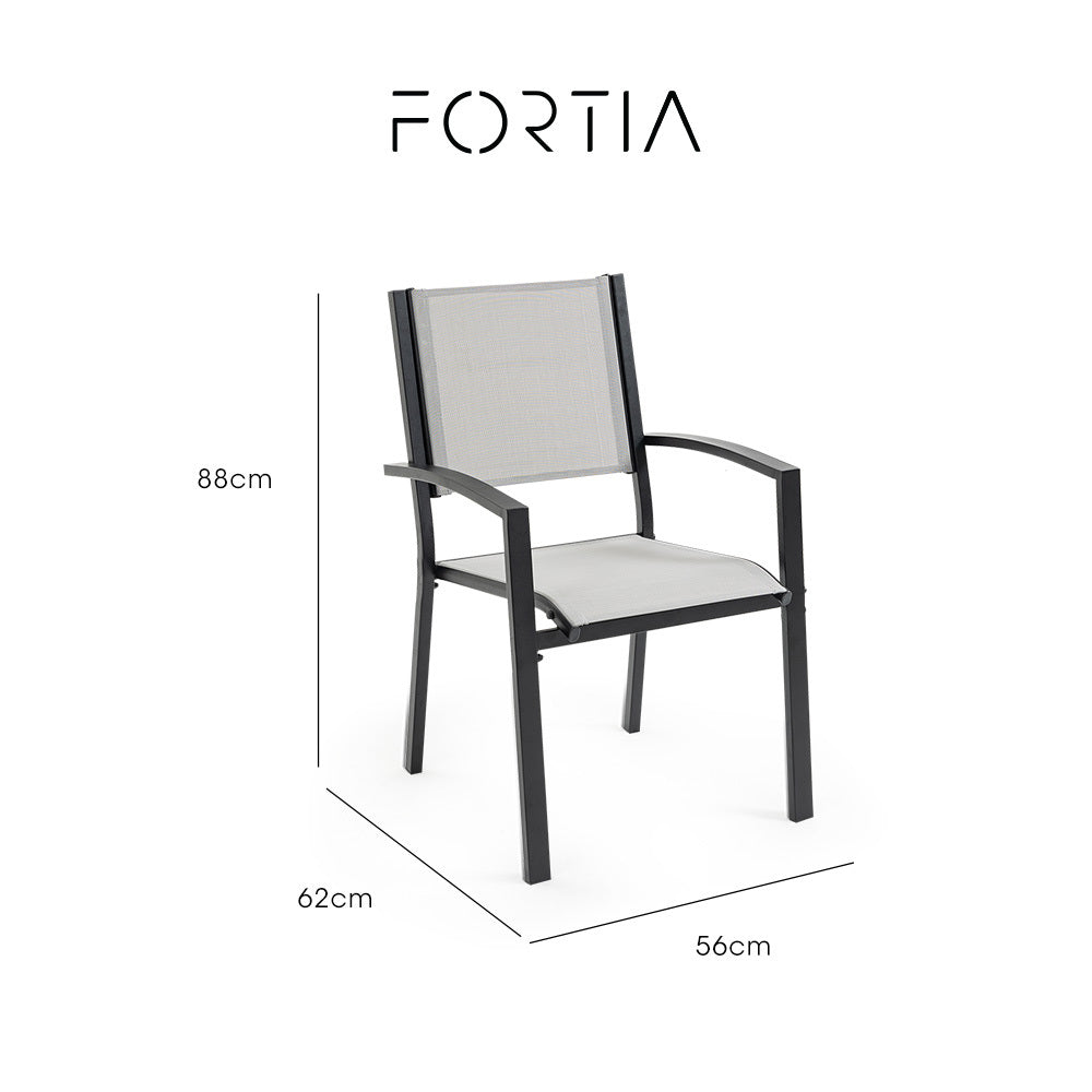 Bodalla Outdoor Dining Chair Black