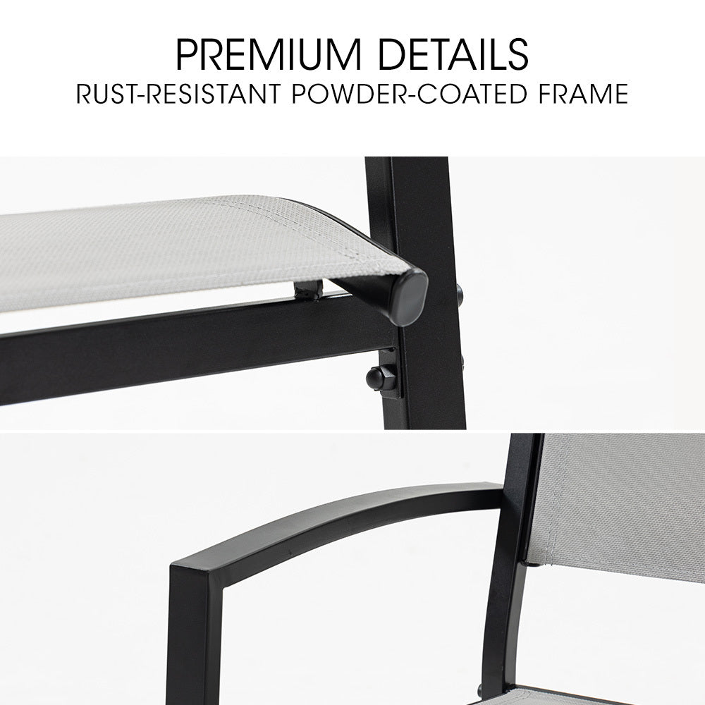 Bodalla Outdoor Dining Chair Black
