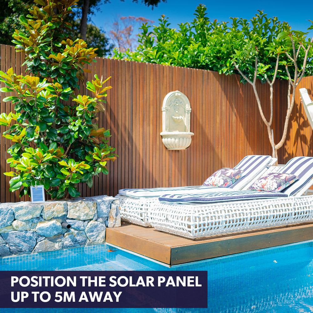 Classic Solar Fountain with LED Lights