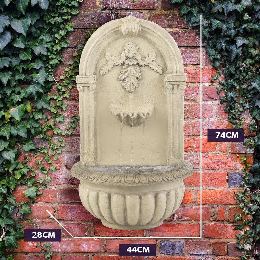 Classic Solar Fountain with LED Lights