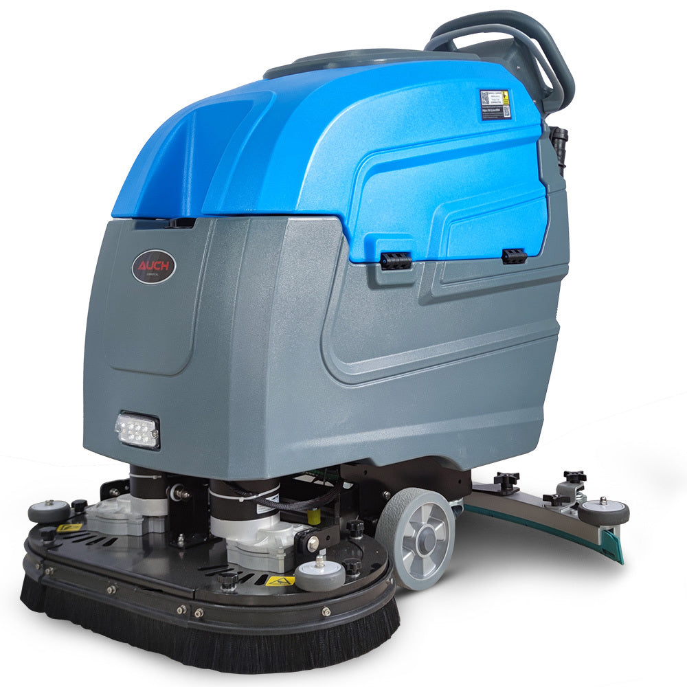 Commercial walk behind floor scrubber and dryer 720mm, view 1