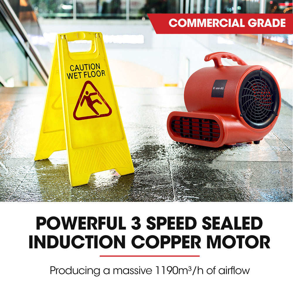 Carpet dryer air mover blower fan 700 CFM, view 2